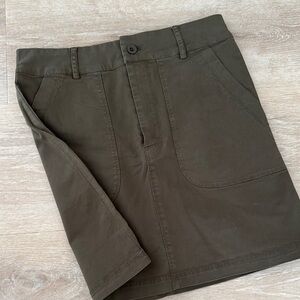 Classic Olive Green Women's Skirt